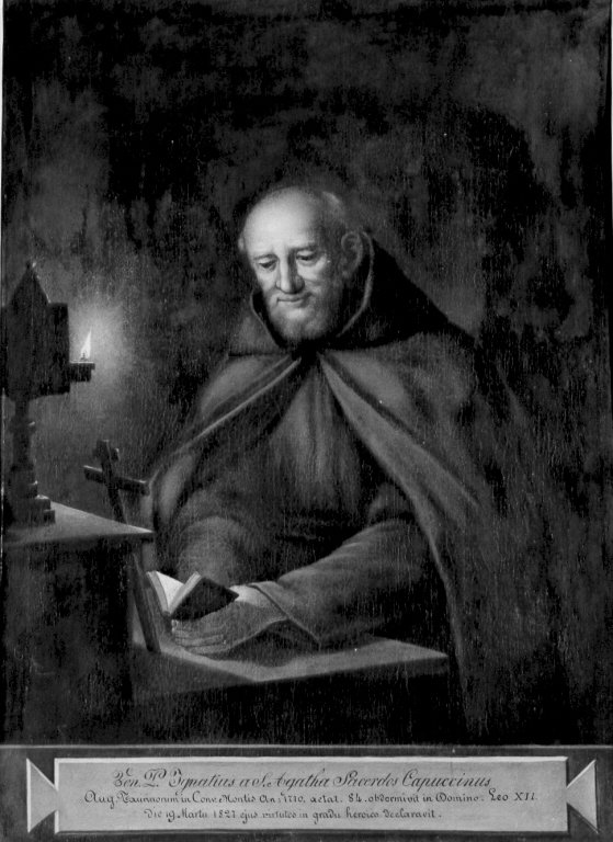 Ritratto di padre Ignazio da sant'Agata (dipinto) di Padre Raffaello da Rom